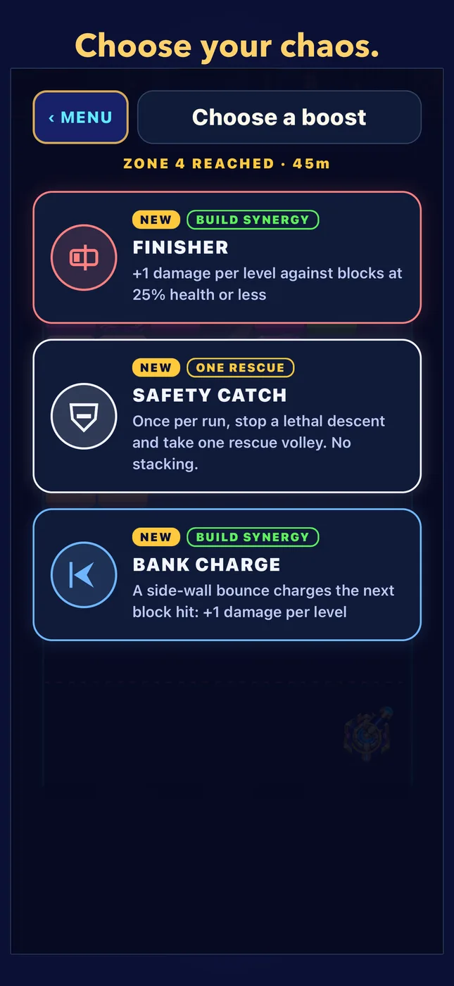 Choose your chaos.