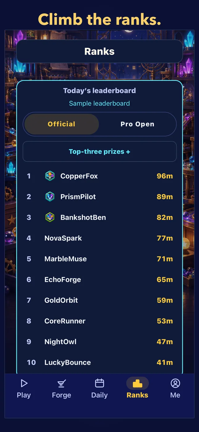 Climb the ranks.