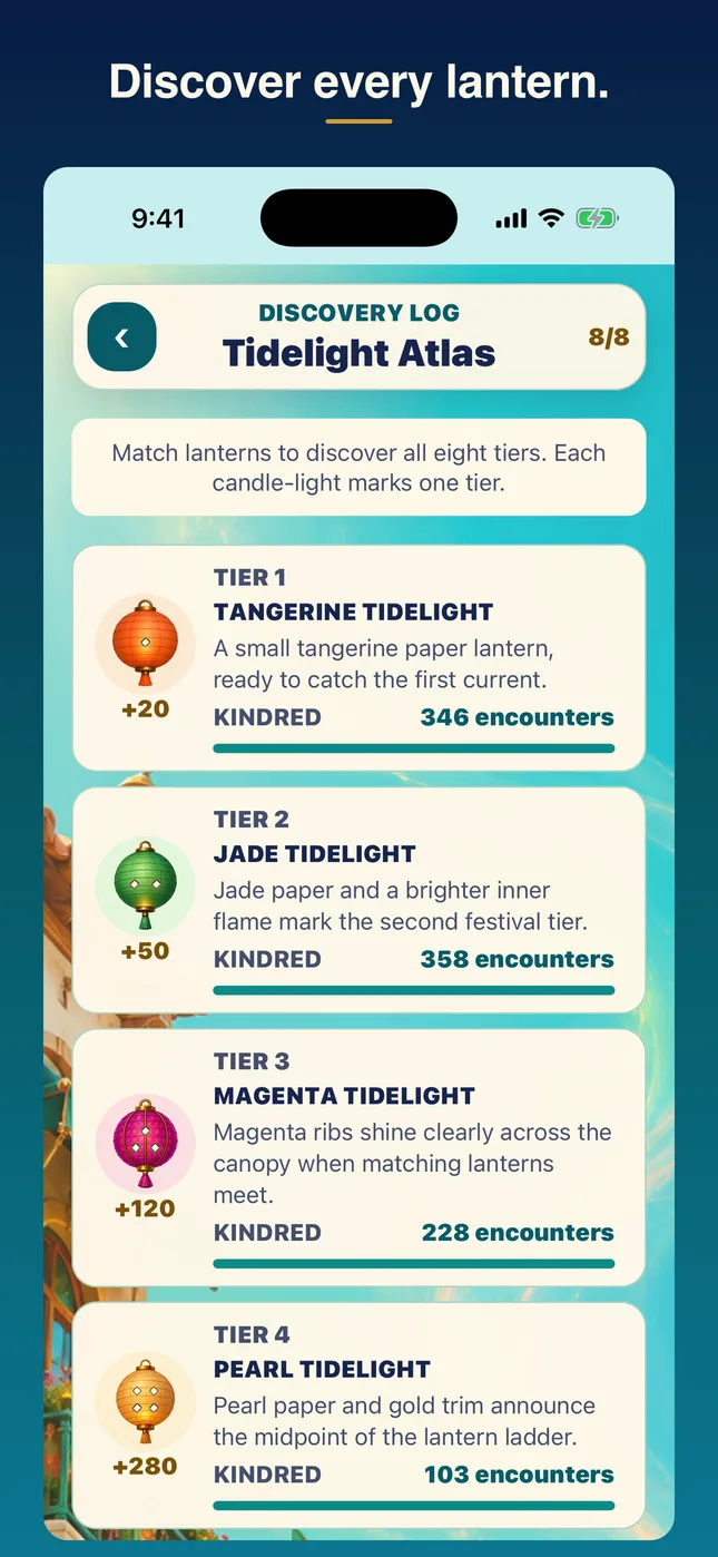 Discover every lantern.