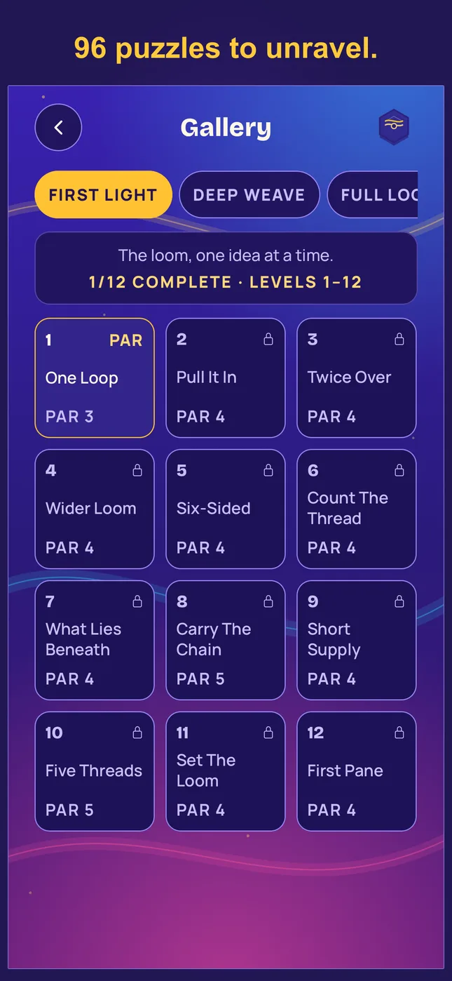 96 puzzles to unravel.