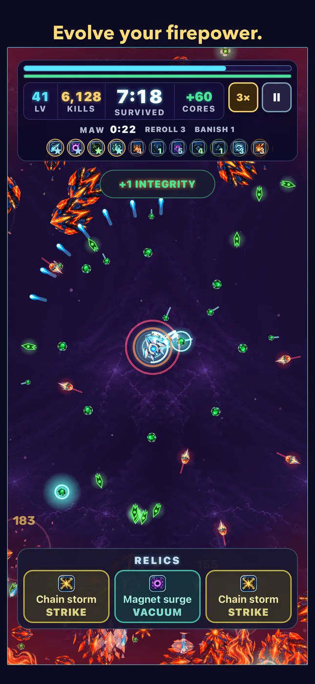 Evolve your firepower.