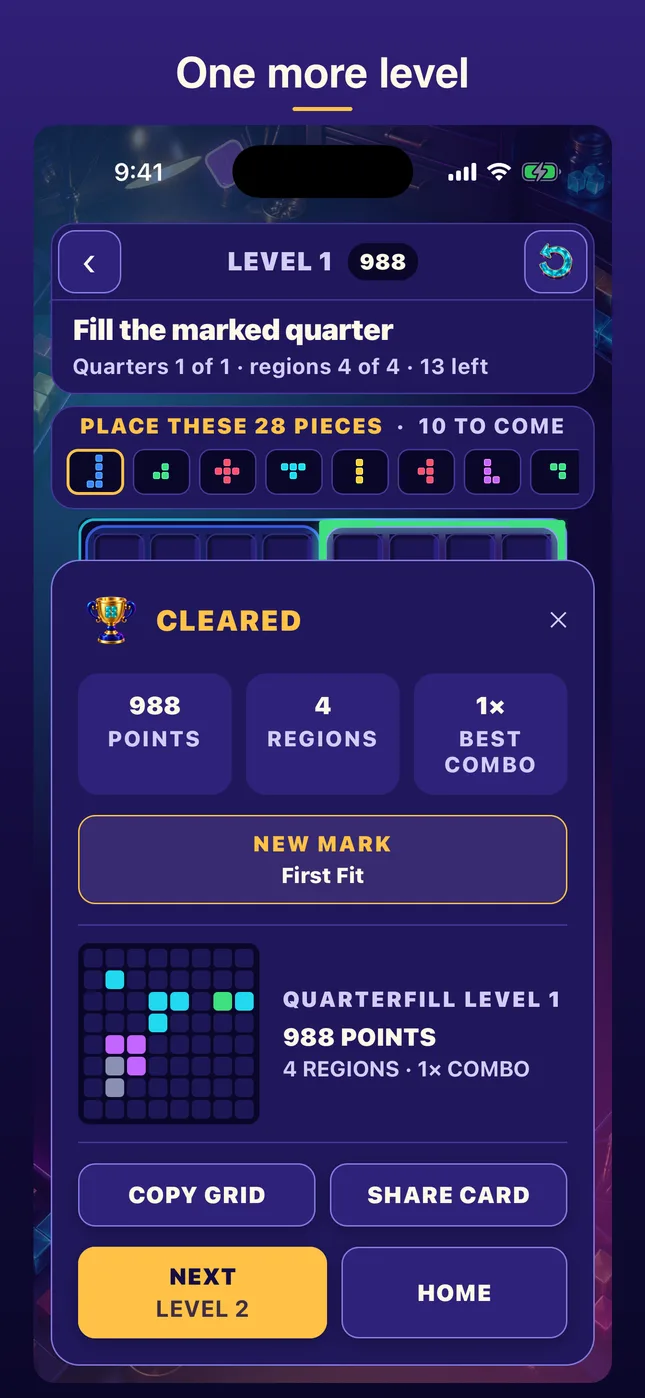 One more level