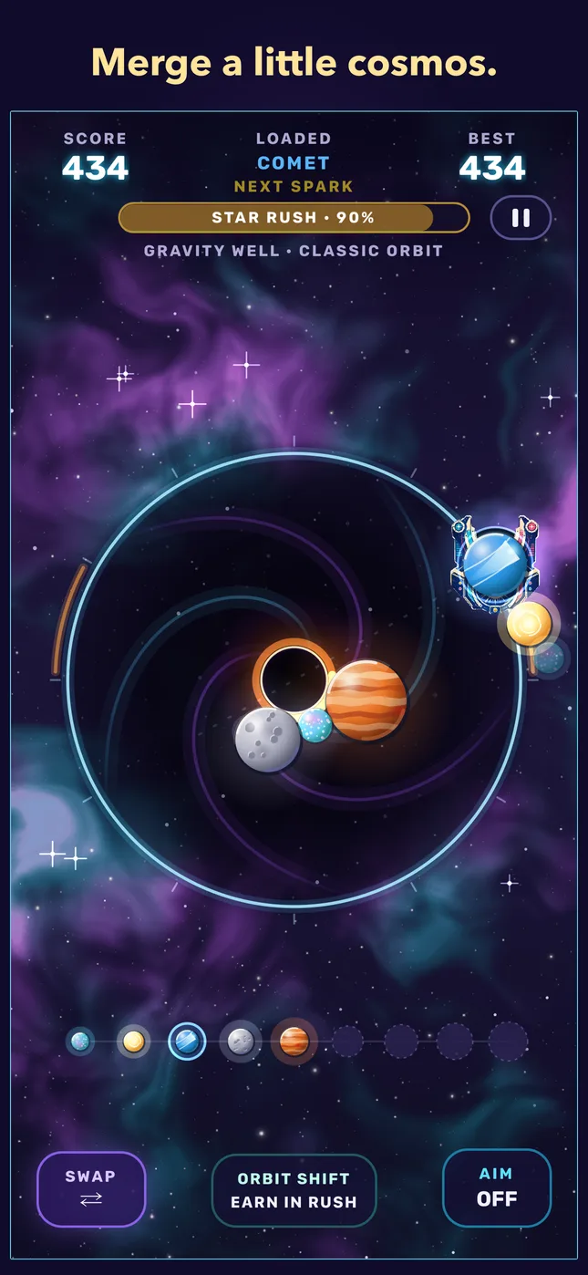 Merge a little cosmos.