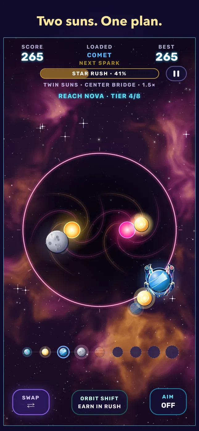 Two suns. One plan.