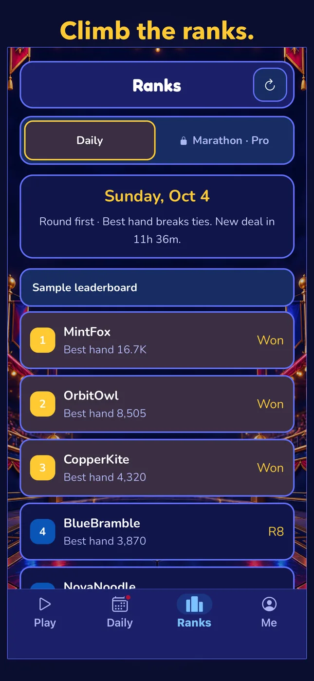 Climb the ranks.