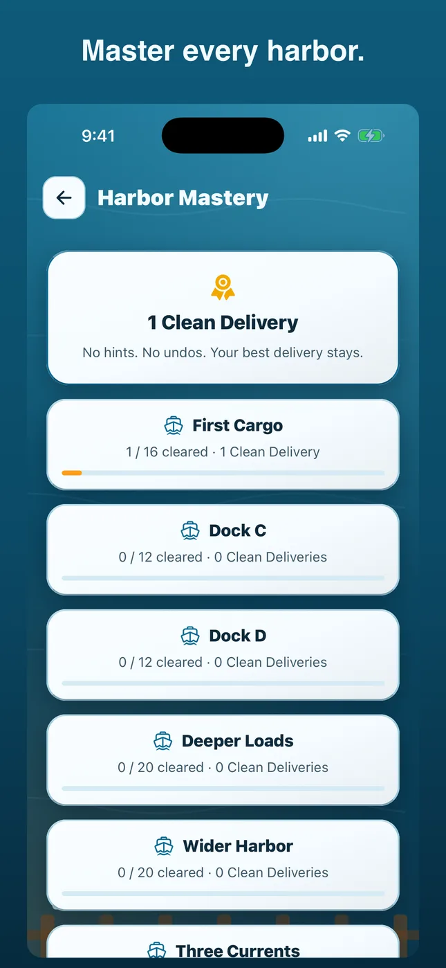 Master every harbor.