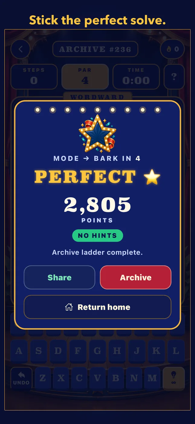 Stick the perfect solve.